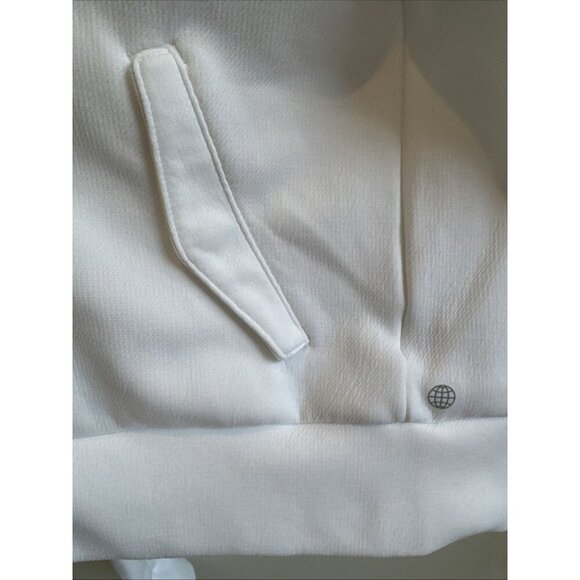 "NEW Adidas Women's Knitted Golf Jacket XS White, Soft Double Knit, HS8975 - Picture 5 of 14